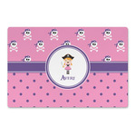 Pink Pirate Large Rectangle Car Magnet (Personalized)