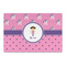 Pink Pirate Large Rectangle Car Magnets- Front/Main/Approval