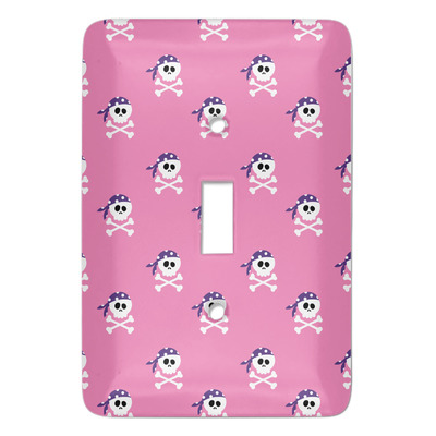 Pink Pirate Light Switch Covers (Personalized)