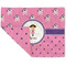 Pink Pirate Linen Placemat - Folded Corner (double side)