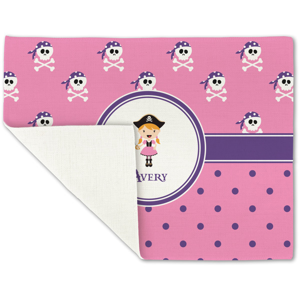 Pink Pirate Linen Placemat - Folded Corner (single side)