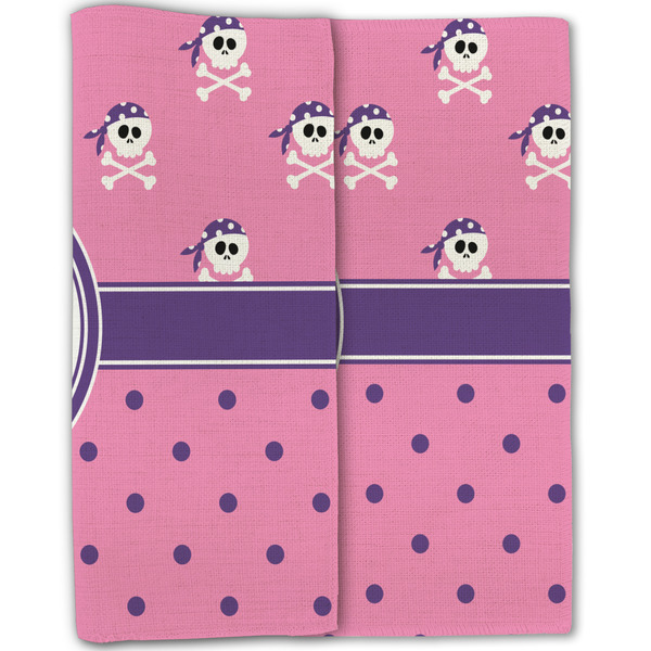Pink Pirate Linen Placemat - Folded Half (double sided)