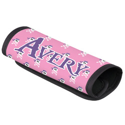 Pink Pirate Luggage Handle Cover (Personalized)
