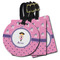 Pink Pirate Luggage Tags - 3 Shapes Availabel