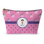 Pink Pirate Makeup Bag - Small - 8.5"x4.5" (Personalized)