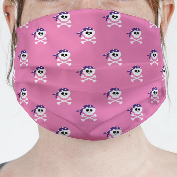 Custom Pink Pirate Face Mask Cover