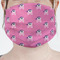 Pink Pirate Face Mask Cover