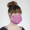 Pink Pirate Mask - Quarter View on Girl