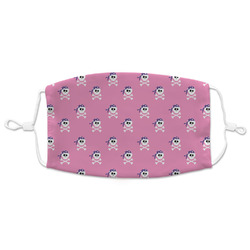 Pink Pirate Adult Cloth Face Mask - XLarge