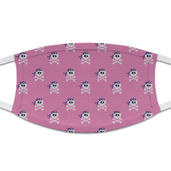 Custom Pink Pirate Cloth Face Mask (T-Shirt Fabric)