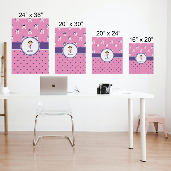 Pink Pirate Matte Poster - Sizes