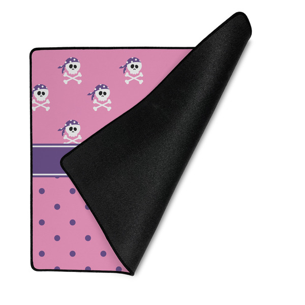 Pink Pirate Medium Gaming Mats - FRONT W/FOLD