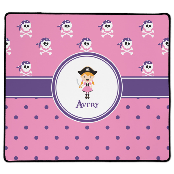 Custom Pink Pirate XL Gaming Mouse Pad - 18" x 16" (Personalized)