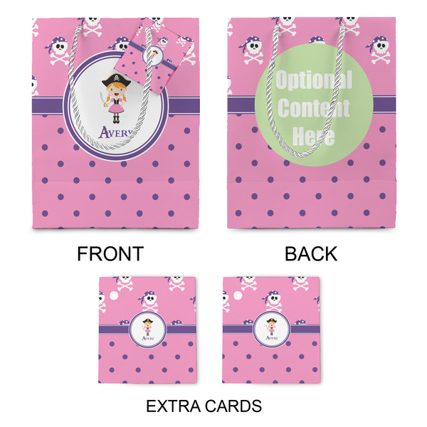 Pink Pirate Medium Gift Bag - Approval