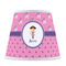 Pink Pirate Poly Film Empire Lampshade - Front View
