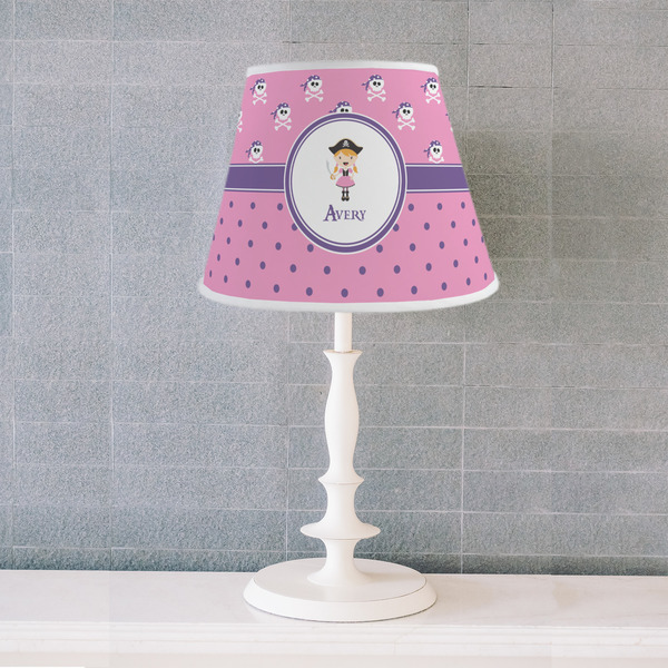 Pink Pirate Poly Film Empire Lampshade - Lifestyle
