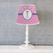 Pink Pirate Poly Film Empire Lampshade - Lifestyle