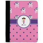 Pink Pirate Notebook Padfolio w/ Name or Text