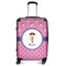 Pink Pirate Suitcase - 24" Medium - Checked (Personalized)