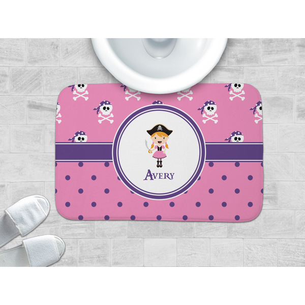 Pink Pirate Memory Foam Bath Mat - LIFESTYLE 34x21
