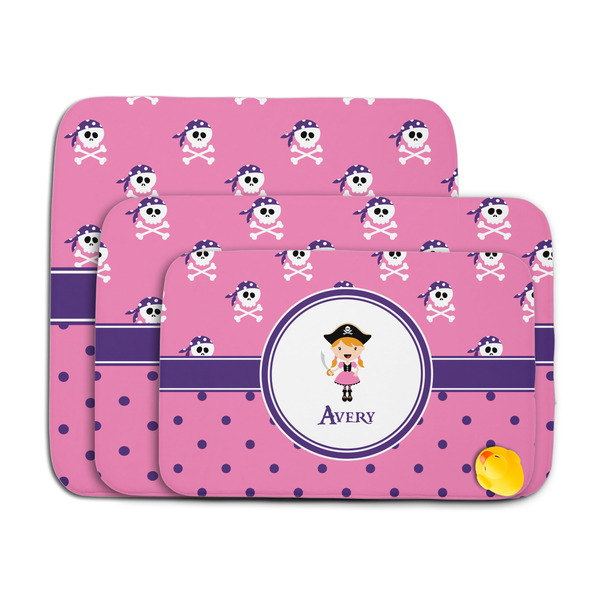 Pink Pirate Memory Foam Bath Mat - MAIN PARENT