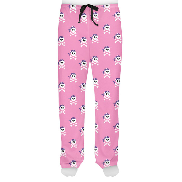 Pink Pirate Men's Pjs Front - on model
