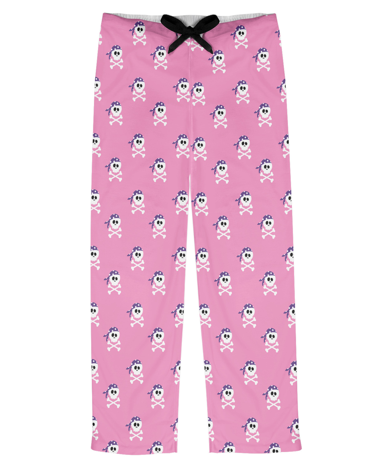 Custom Pink Pirate Mens Pajama Pants | YouCustomizeIt