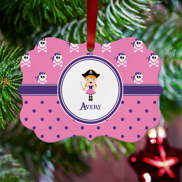 Pink Pirate Metal Benilux Ornament - Lifestyle