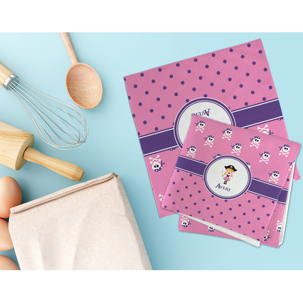 Pink Pirate Microfiber Dish Rag - LIFESTYLE