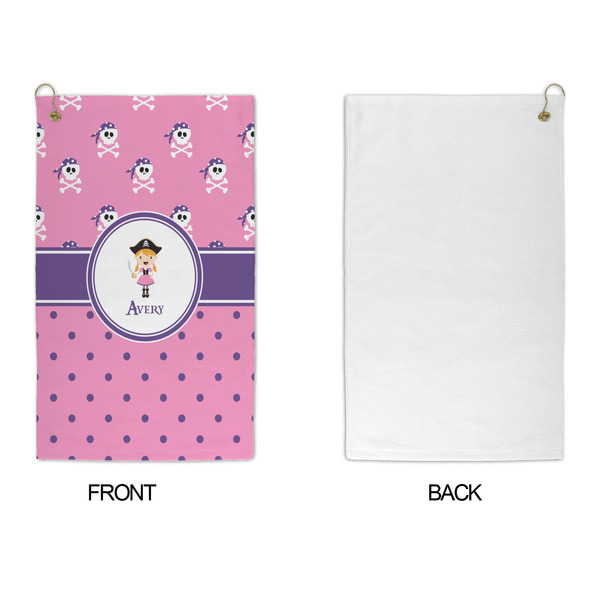 Pink Pirate Microfiber Golf Towels - APPROVAL