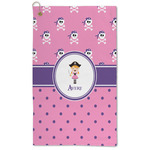 Pink Pirate Microfiber Golf Towel (Personalized)
