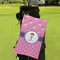 Pink Pirate Microfiber Golf Towels - Small - LIFESTYLE