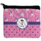 Pink Pirate Neoprene Coin Purse - Front