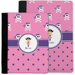 Pink Pirate Notebook Padfolio w/ Name or Text