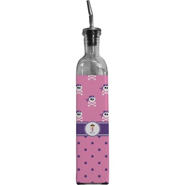 Custom Pink Pirate Oil Dispenser Bottle (Personalized)