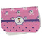 Pink Pirate Burp Cloth - Fleece w/ Name or Text