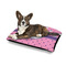 Pink Pirate Outdoor Dog Beds - Medium - IN CONTEXT