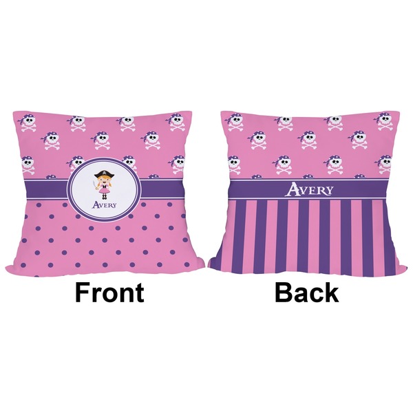 Pink Pirate Outdoor Pillow - 20x20