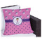 Pink Pirate Outdoor Pillow (Personalized)