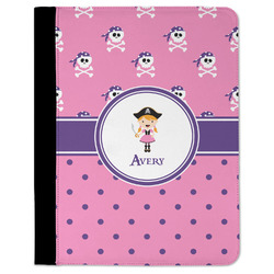 Pink Pirate Padfolio Clipboard - Large (Personalized)