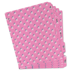 Pink Pirate Binder Tab Divider - Set of 5 (Personalized)