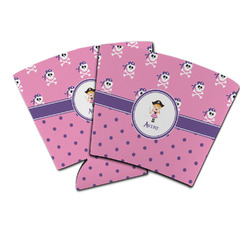 Pink Pirate Party Cup Sleeve (Personalized)