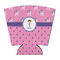 Pink Pirate Party Cup Sleeves - with bottom - FRONT