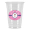 Pink Pirate Party Cups - 16oz - Front/Main