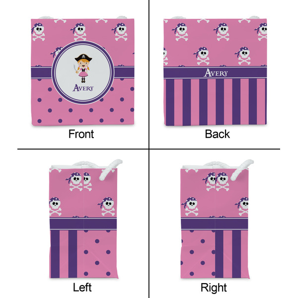 Pink Pirate Party Favor Gift Bag - Gloss - Approval