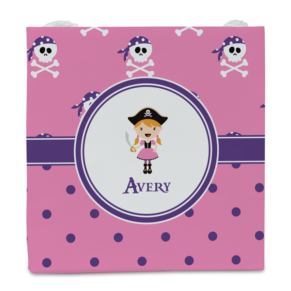 Pink Pirate Party Favor Gift Bag - Gloss - Front