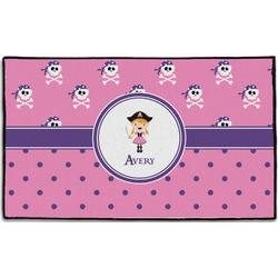 Pink Pirate Door Mat - 60"x36" (Personalized)