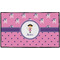 Pink Pirate Door Mat - 60"x36" (Personalized)