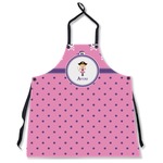 Pink Pirate Apron Without Pockets w/ Name or Text
