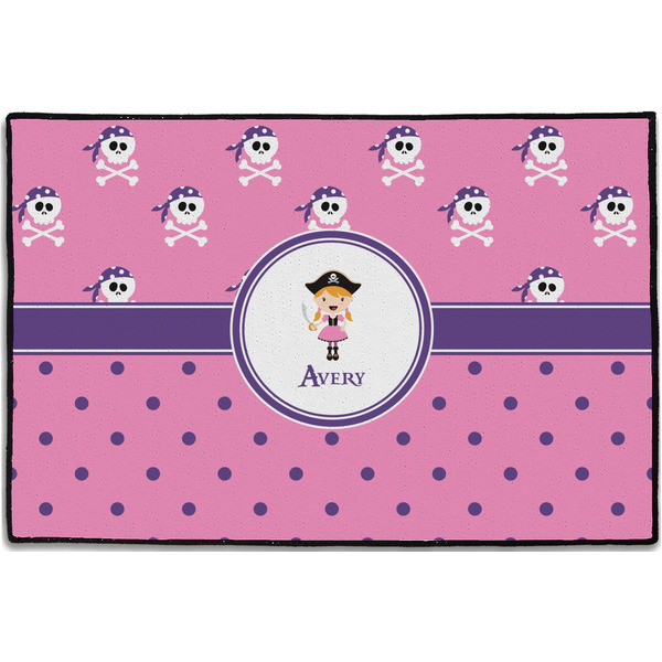 Pink Pirate Personalized Door Mat - 36x24 (APPROVAL)